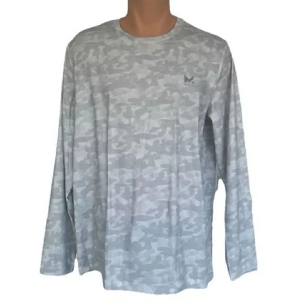 Mission S/M,  M/L Unisex UPF 50 camo shirt gray